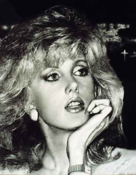 Morgan Fairchild after newsprint image 1985